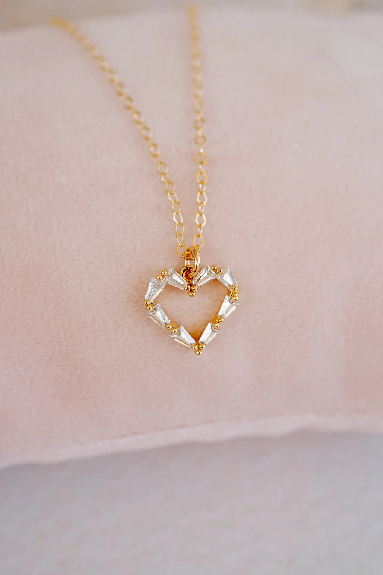 Heather Heart Necklace