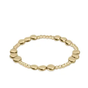 Honesty Joy 6MM Gold Bead Bracelet