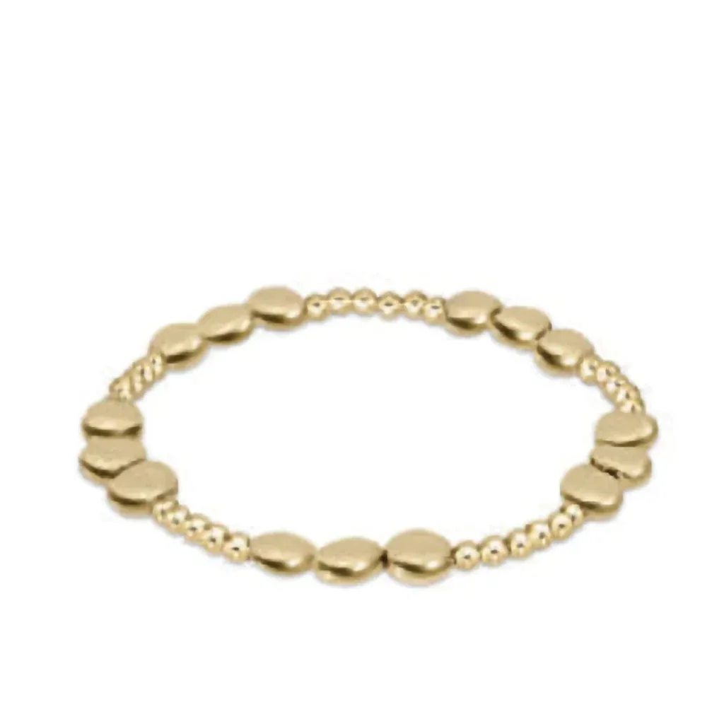 Honesty Joy 6MM Gold Bead Bracelet