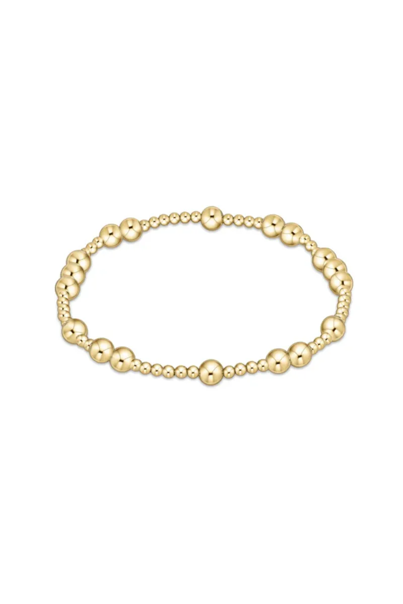 Hope Unwritten 5mm Bead Bracelet - Gold