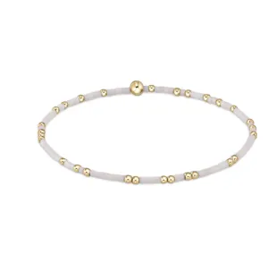 Hope Unwritten Bracelet White