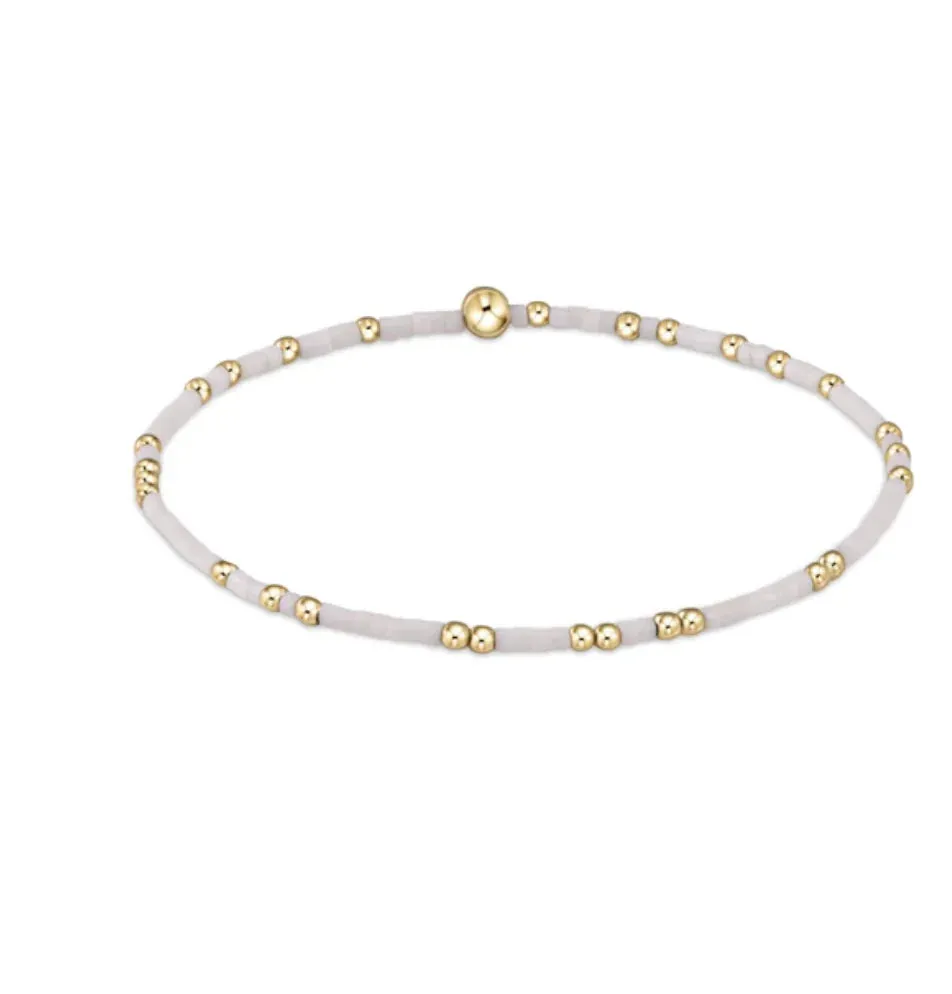 Hope Unwritten Bracelet White