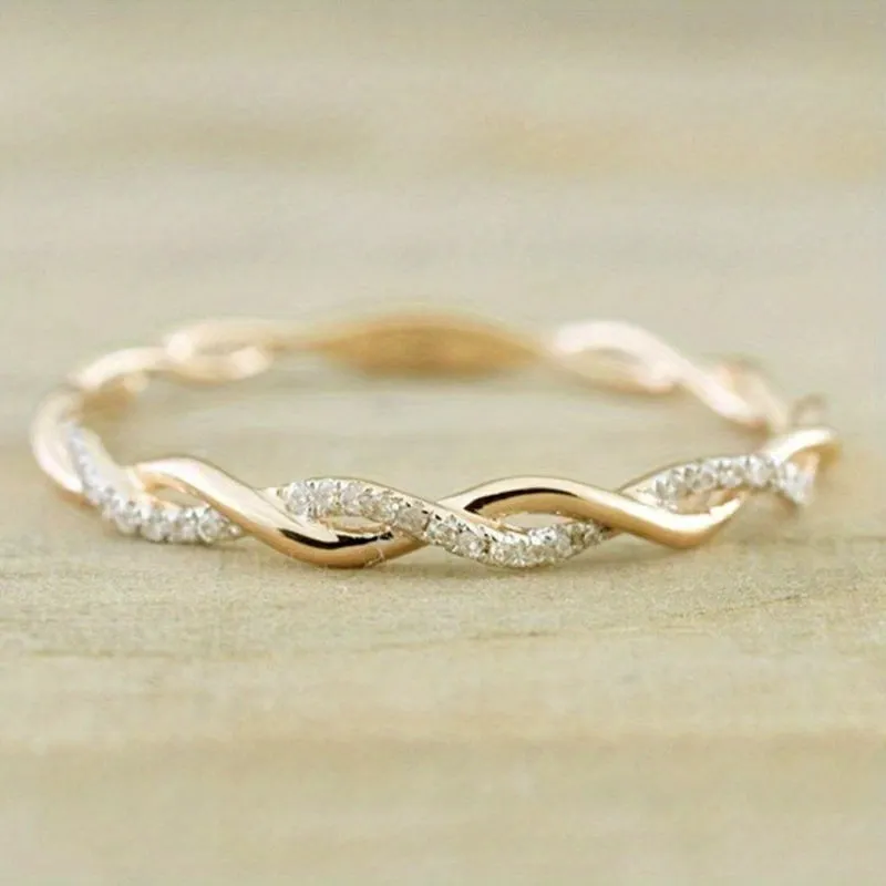 Hot Twisted Ring Unisex Ring