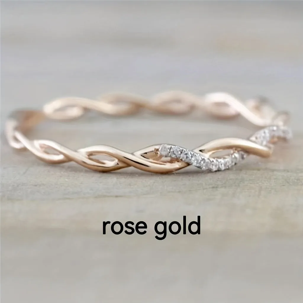Hot Twisted Ring Unisex Ring