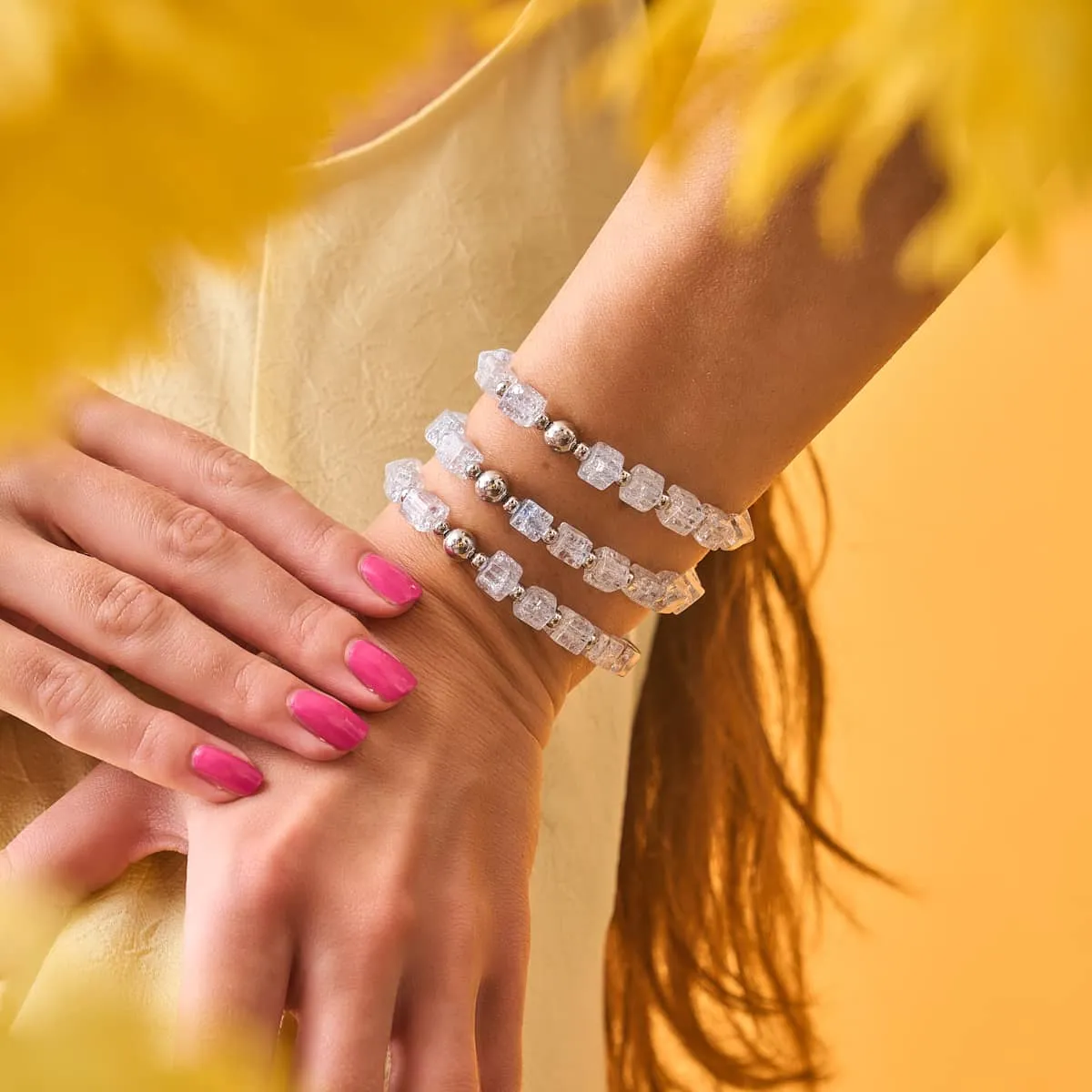 Ice Cubes | Glitter Glass | Sugar Cube Bracelet