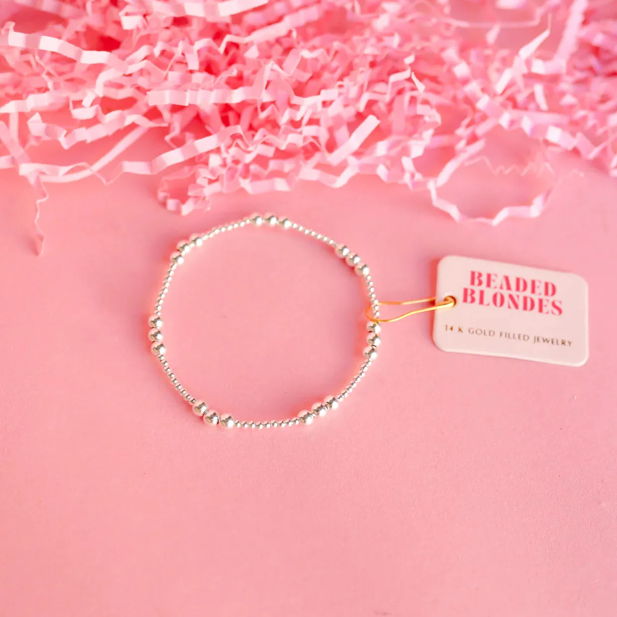 ILY Silver Bracelet