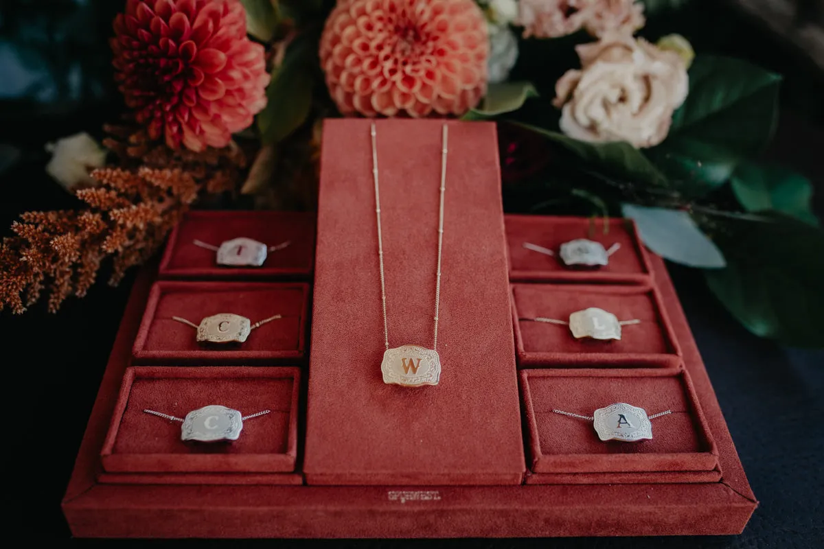 Initial Buckle Necklace (2 Options)