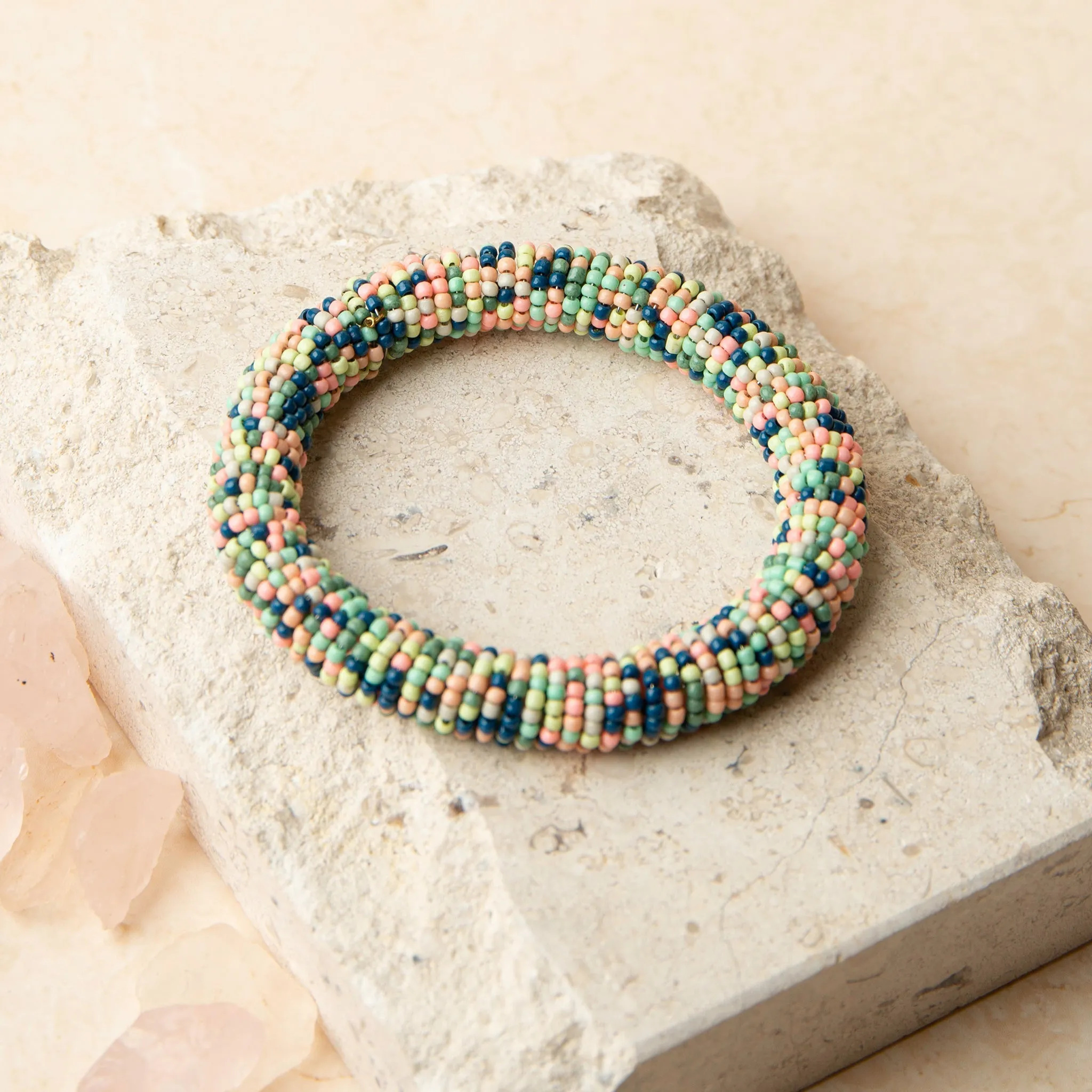 Kalea Elastic Seed Bead Bracelet