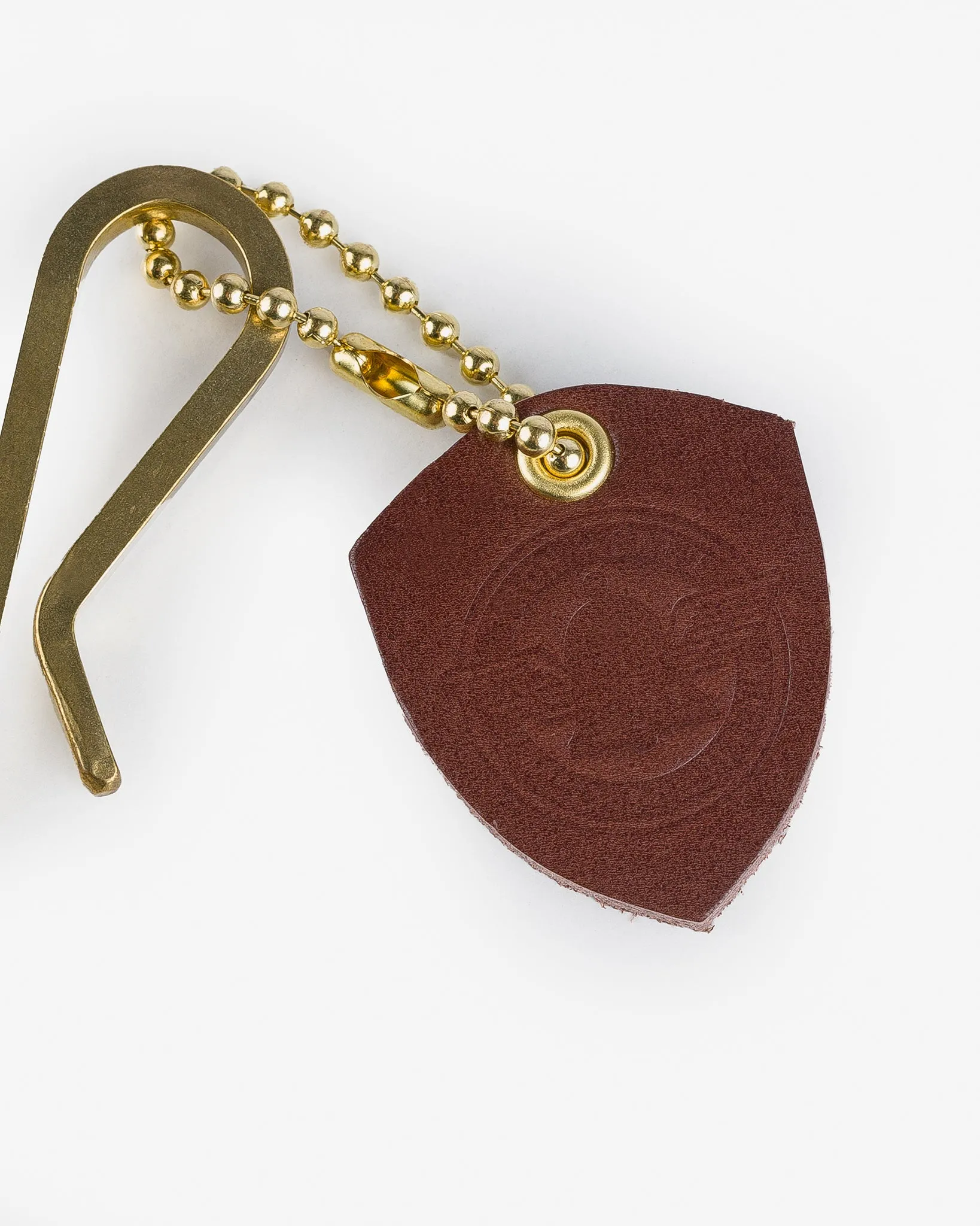Key Hook with Rings - Brass