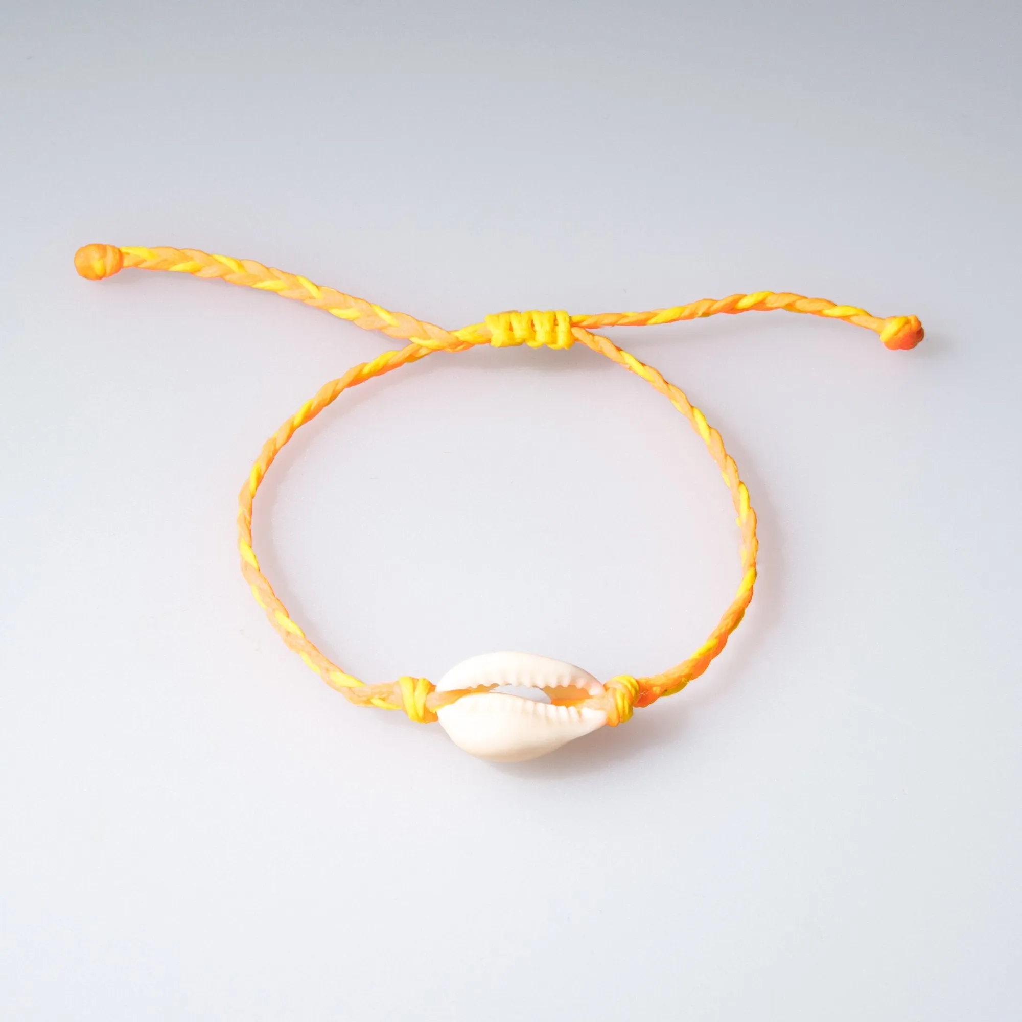 Kids Braided Cowrie Shell Bracelet