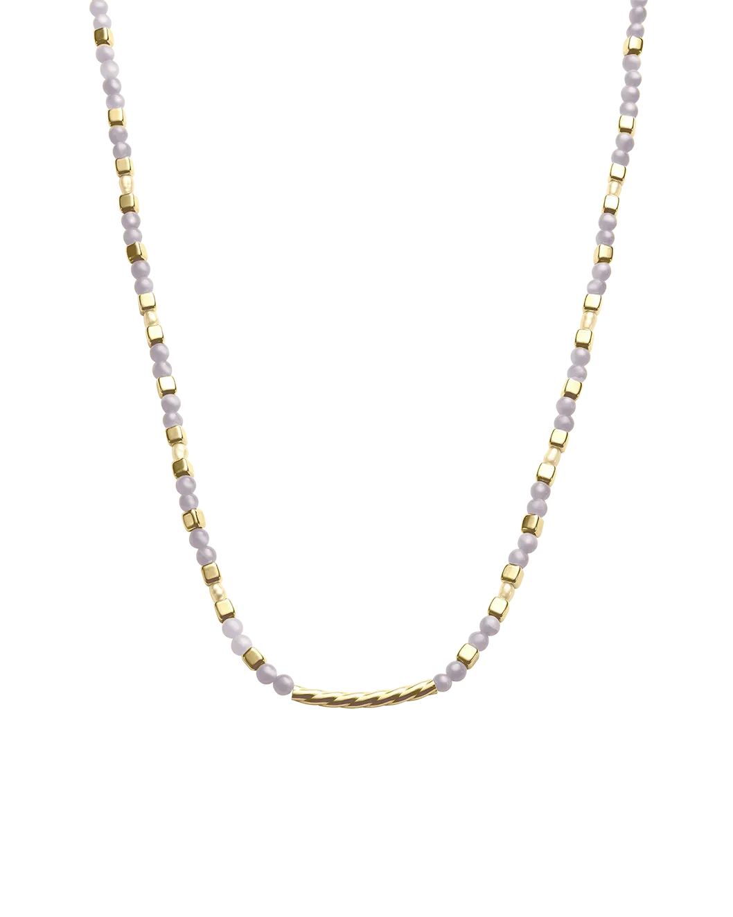 Kirstin Ash Blue Lace Agate Beaded Necklace