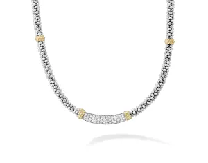 LAGOS Caviar Lux 3mm Diamond Necklace