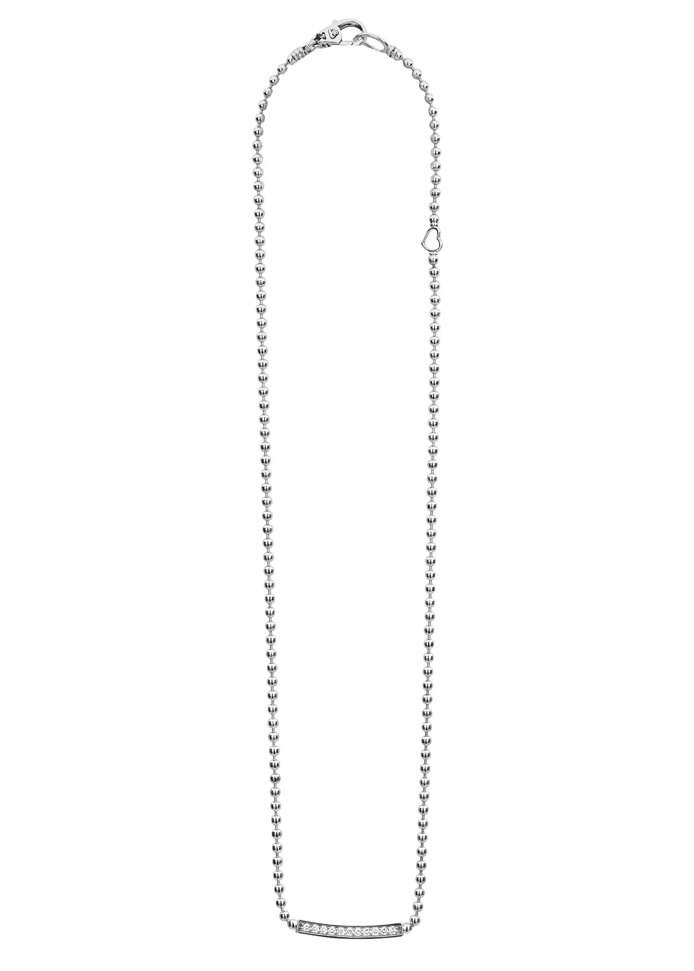 LAGOS Caviar Spark Small Station Diamond Beaded Necklace