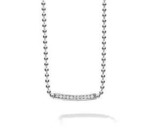 LAGOS Caviar Spark Small Station Diamond Beaded Necklace
