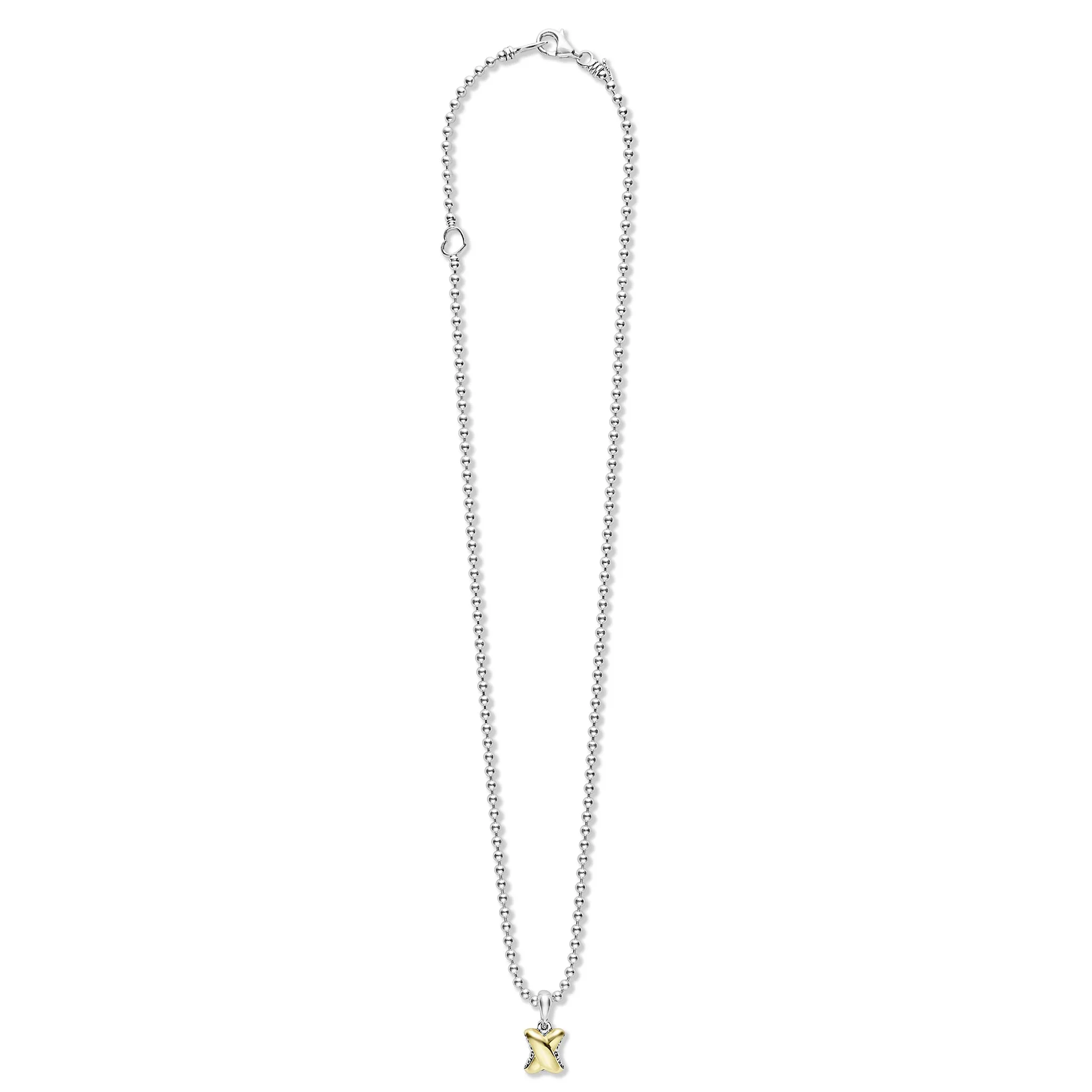LAGOS Embrace Two-Tone X Pendant Necklace