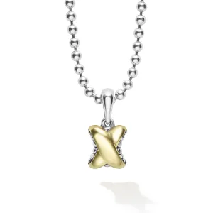 LAGOS Embrace Two-Tone X Pendant Necklace