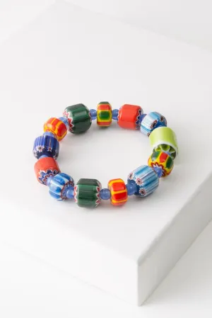 Lampwork Glass Bead Bracelet