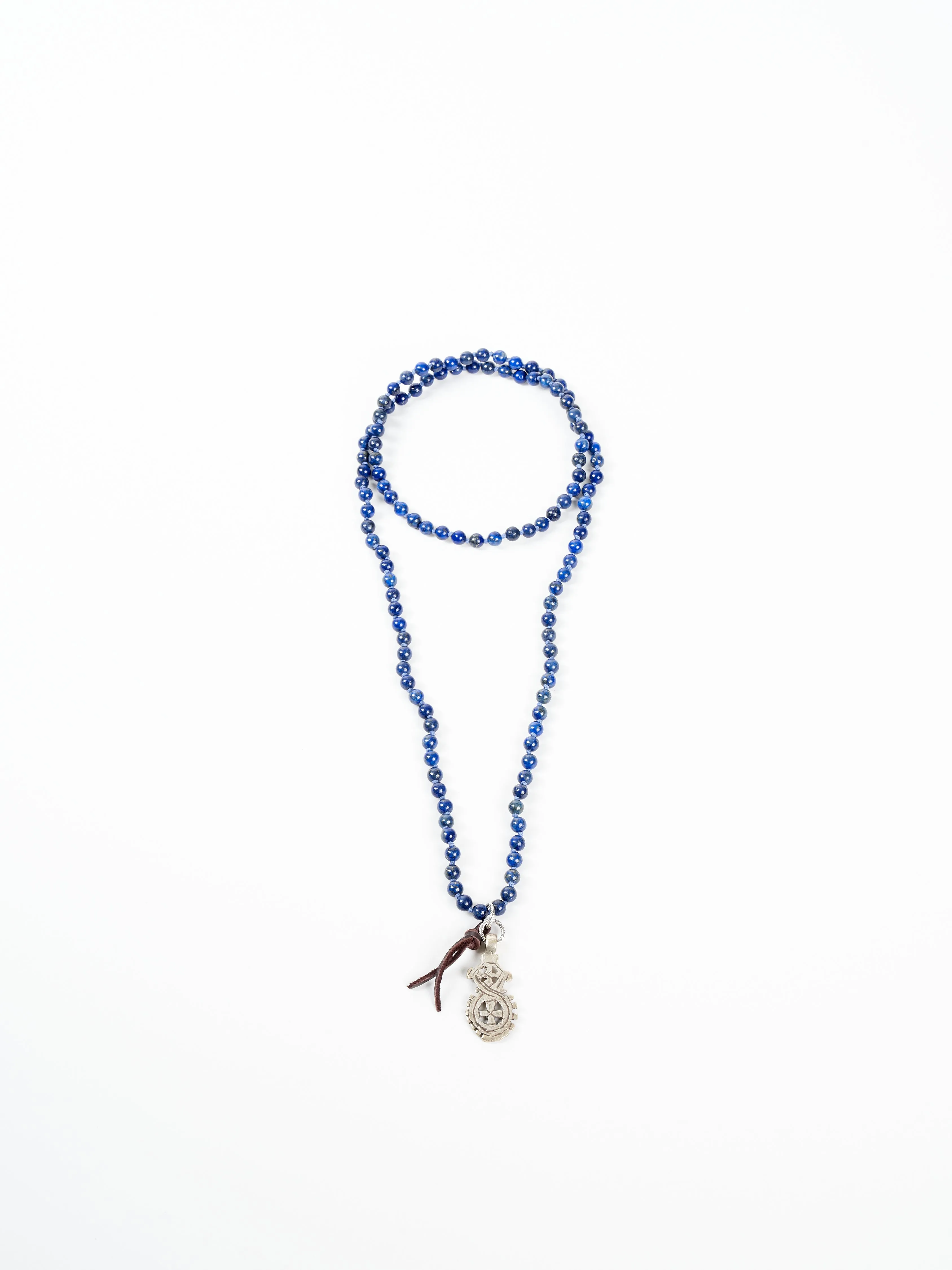 lapis beaded necklace