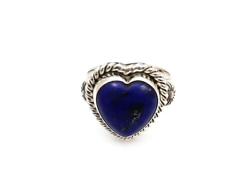 Lapis Heart Ring