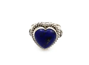 Lapis Heart Ring