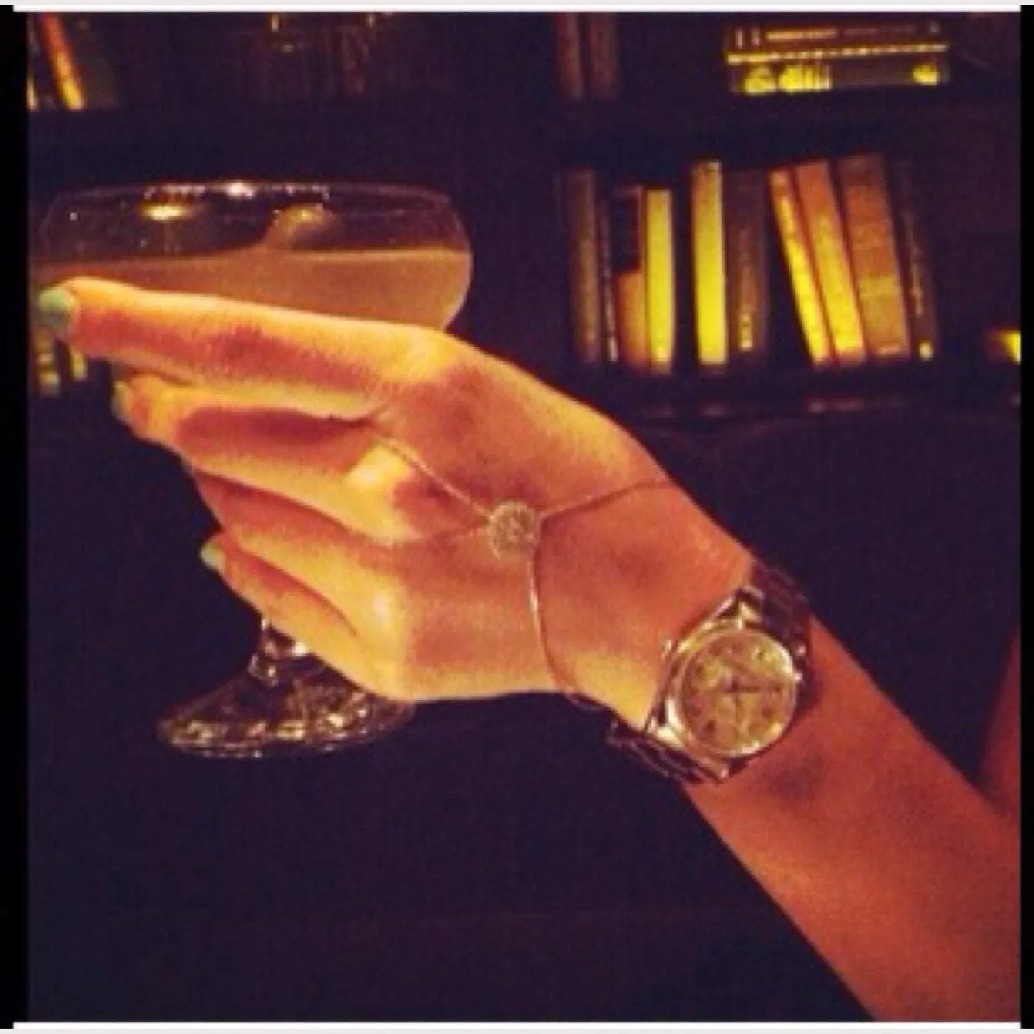 Large Disc Hand Bracelet
