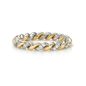 LARGE LARA WITH DIAMONDS - TWO TONE