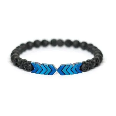 Lava Bead Arrow Bracelets