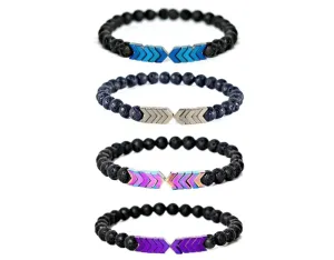 Lava Bead Arrow Bracelets