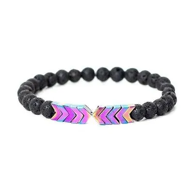 Lava Bead Arrow Bracelets
