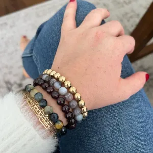 Limited edition holiday gem bracelets