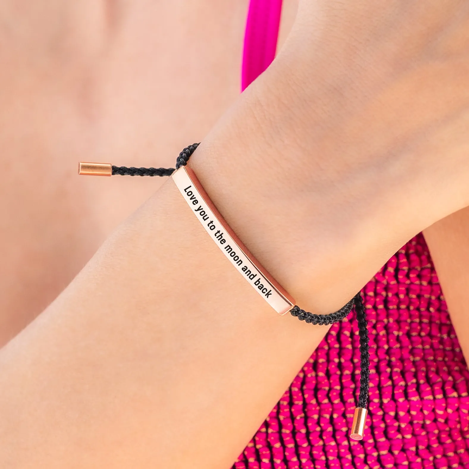 Love you to the moon and back Inspire Bracelet