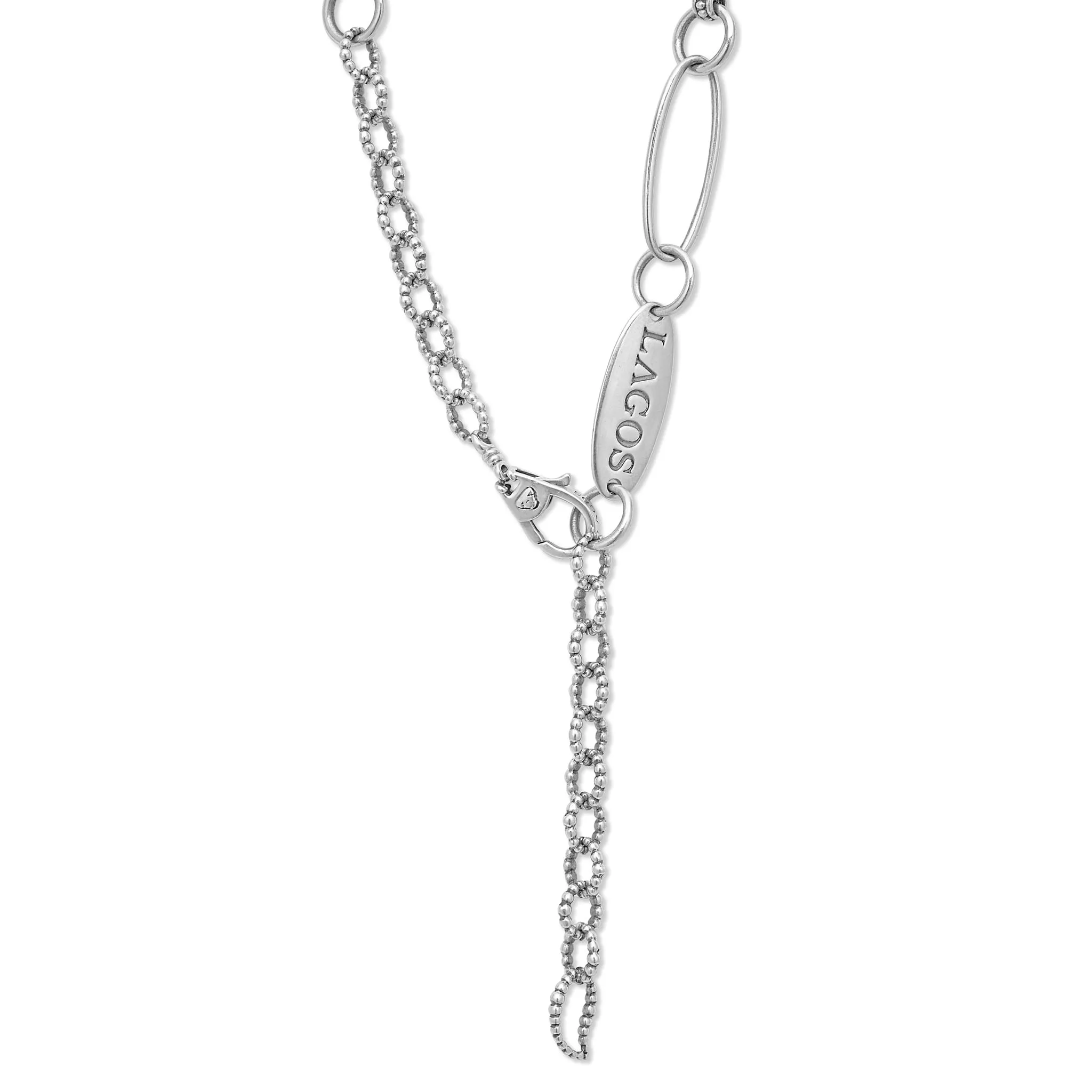 Luna Caviar Pearl Link Necklace