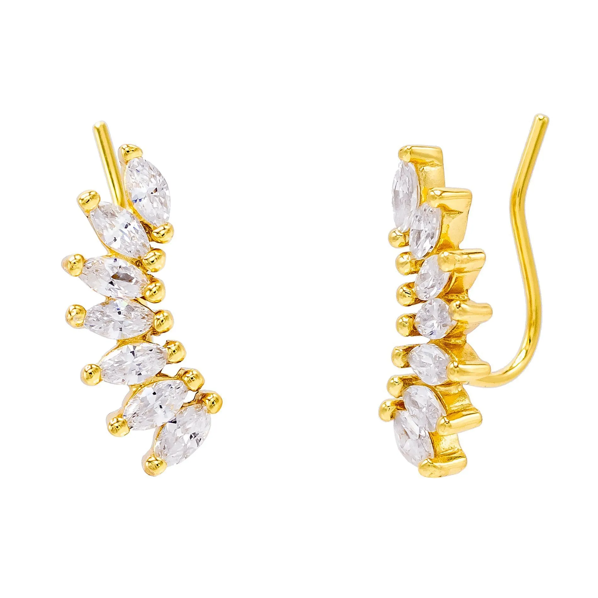 Marquise Ear Climber