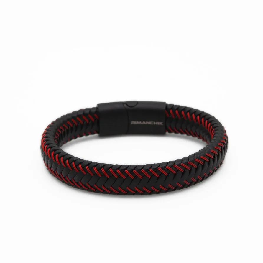 MATRIX Bracelet - Black   Red