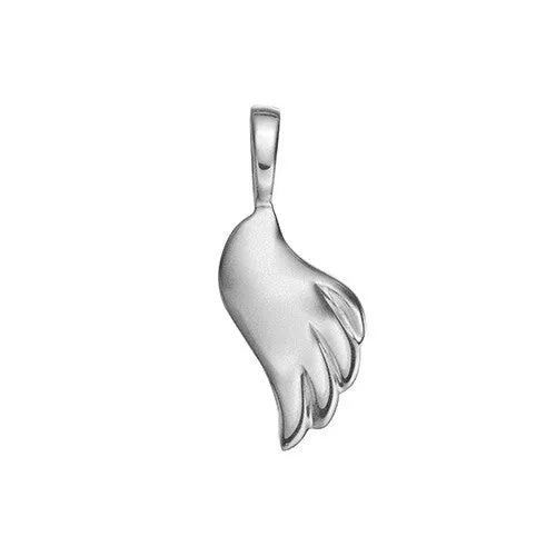 Matte Silver Right Angel Wing Charm
