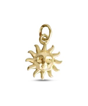 MDF Smiling Sun Charm