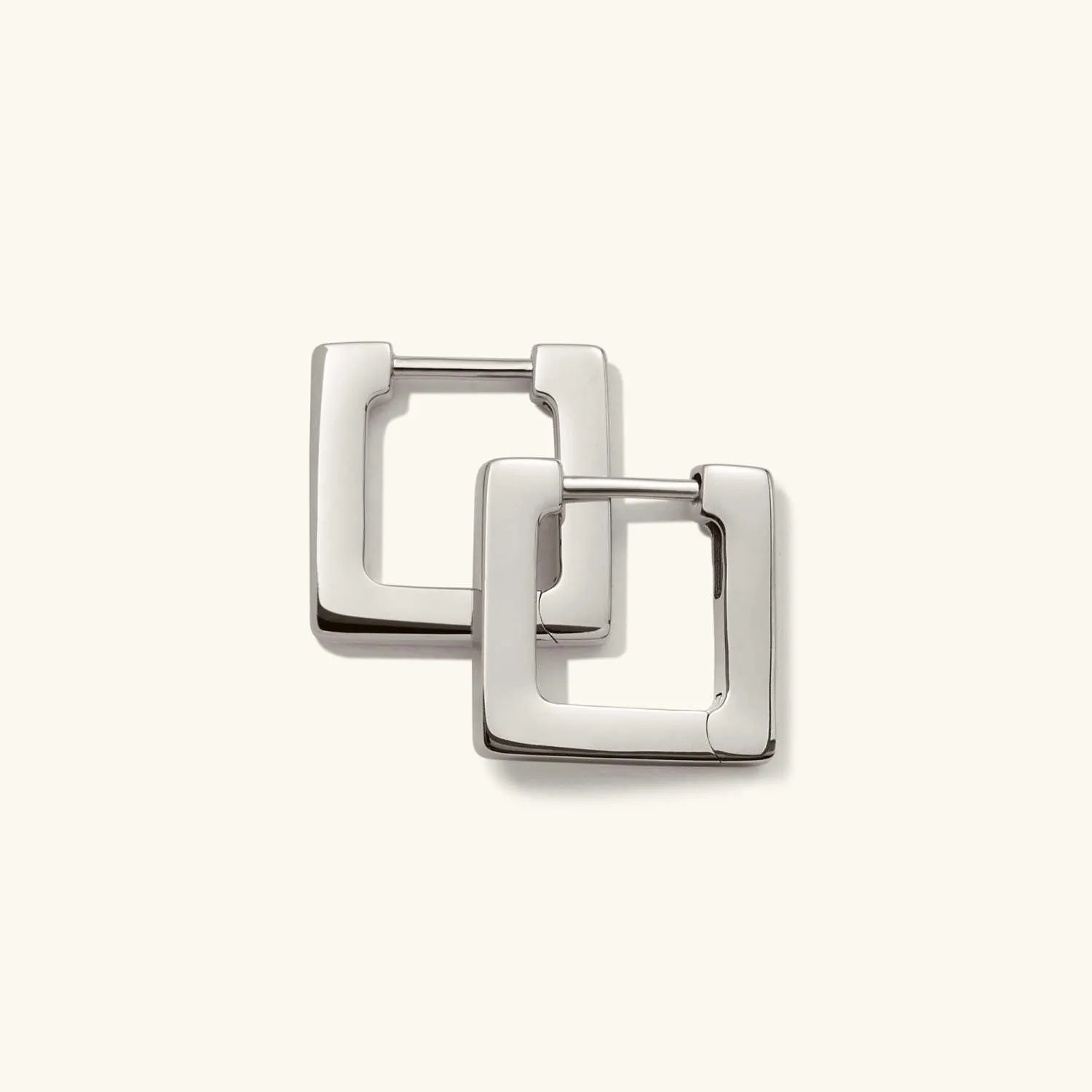 Mejuri Block Small Hoops