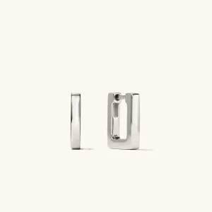 Mejuri Block Small Hoops