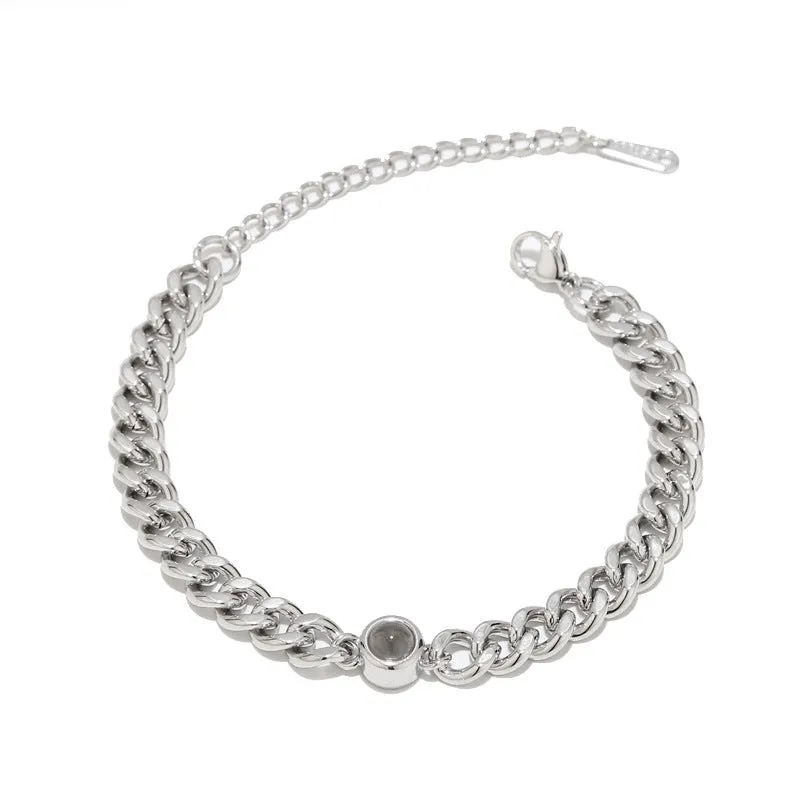 Men's Braided Bracelet Projection Gift Idea