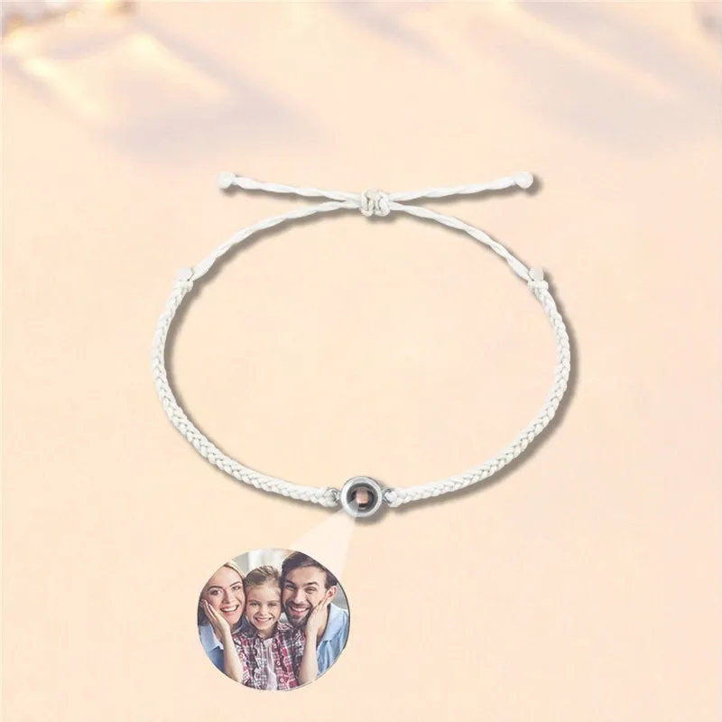 Men's Braided Bracelet Projection Gift Idea