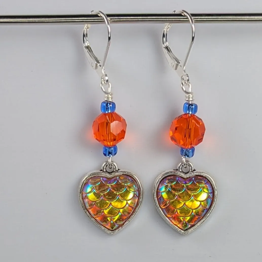 Mermaid Heart Stitch Markers