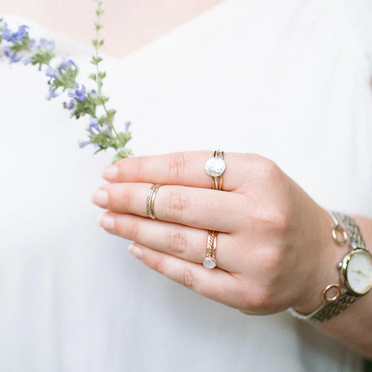 Mini Rings - Sterling Silver