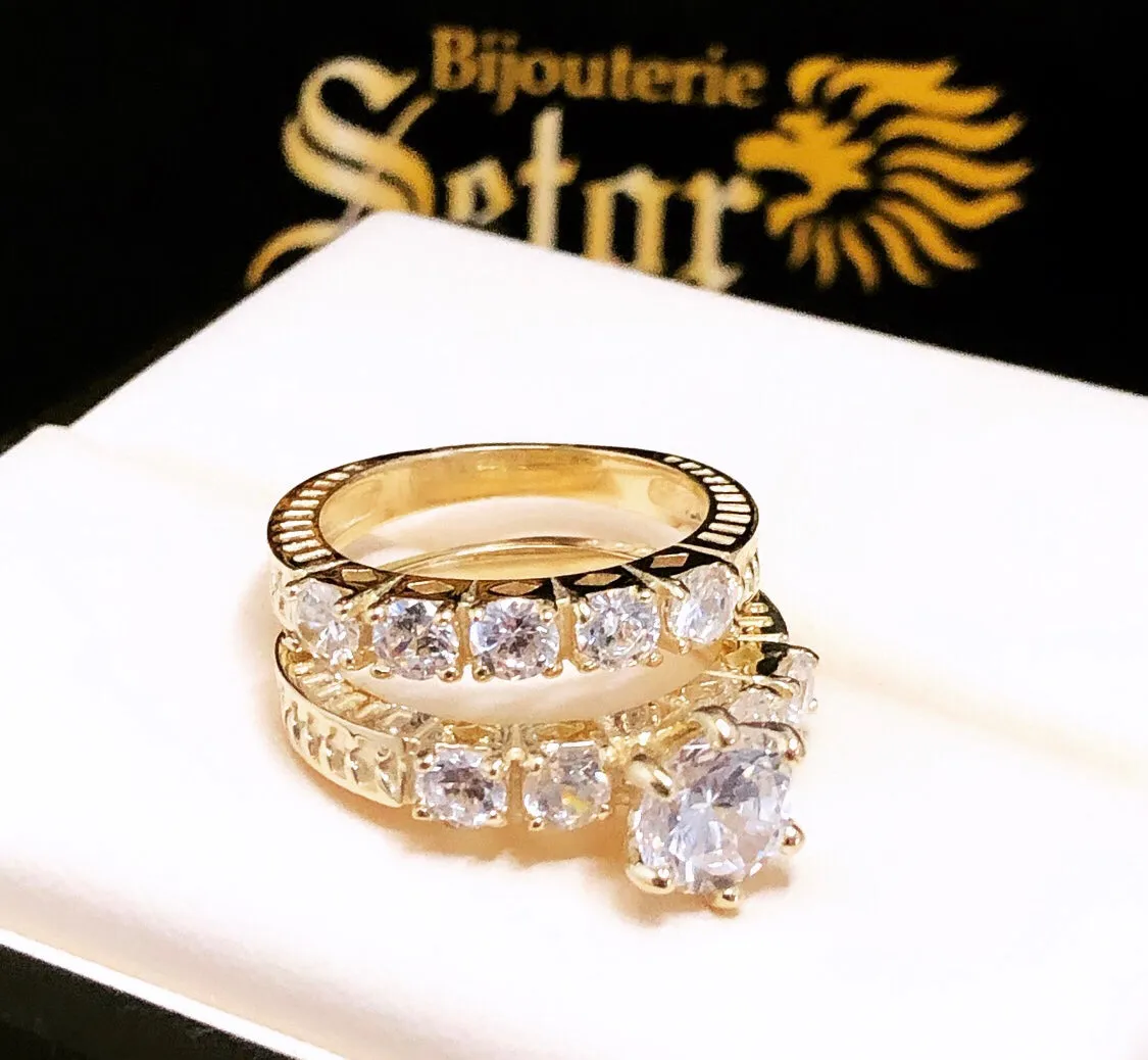 Monica wedding rings