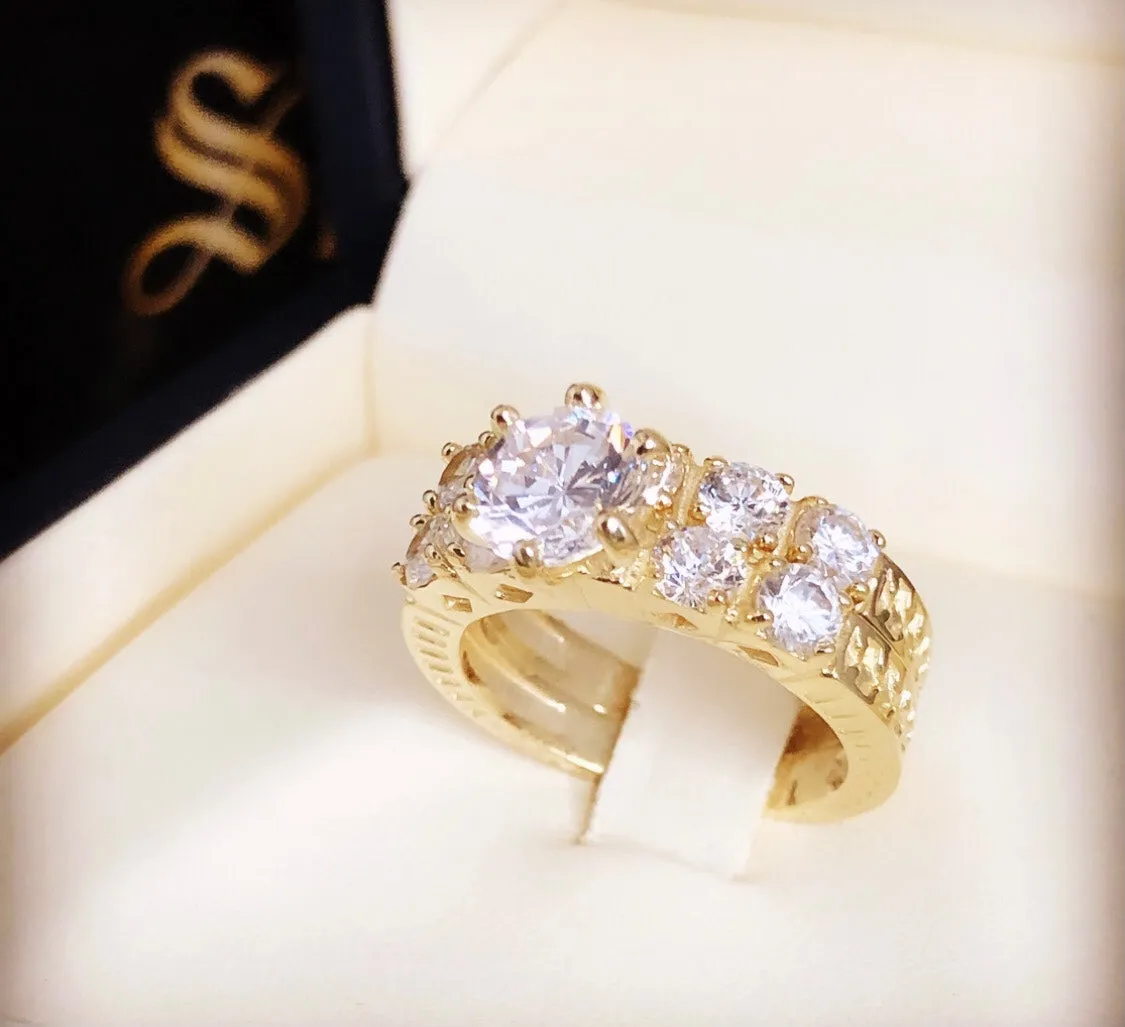 Monica wedding rings