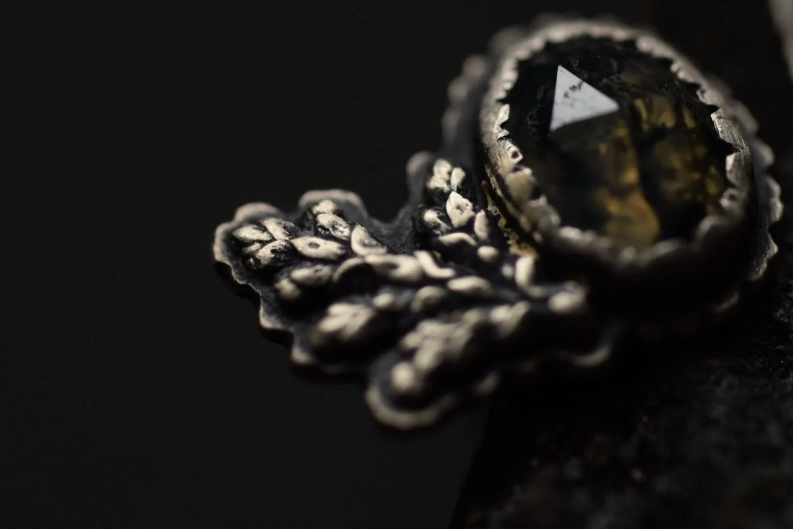 Moss Agate Stud Climbers #1