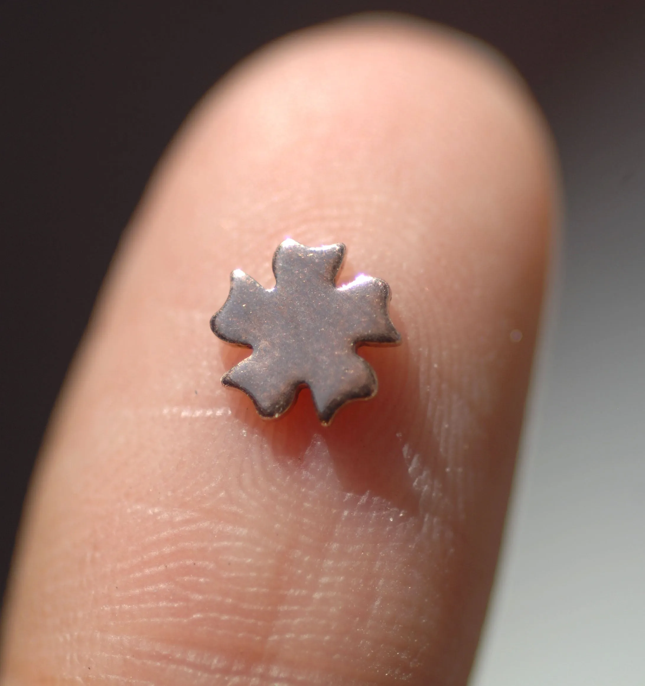 Most Tiny Metal Hibiscus Flower Mini Blanks