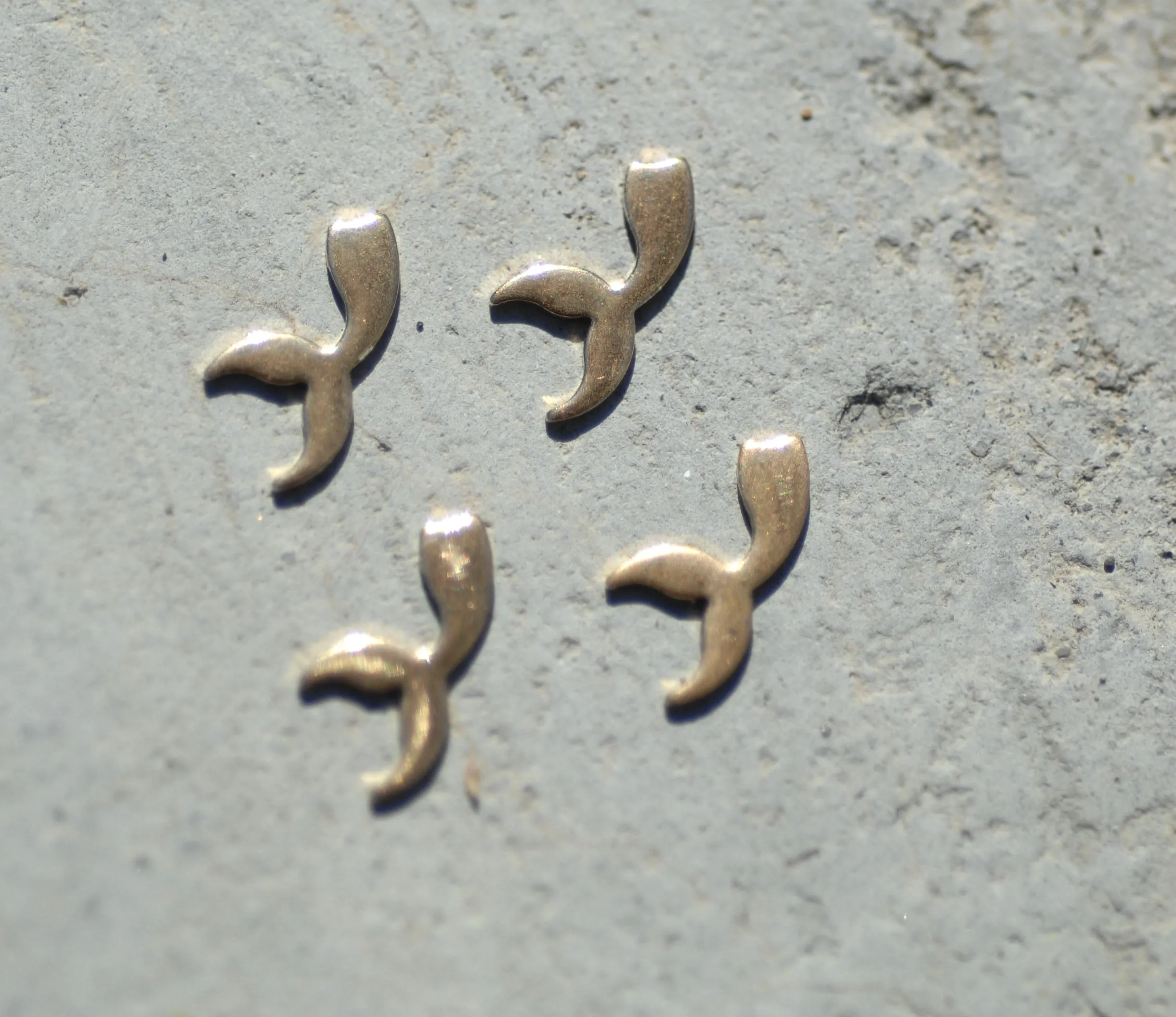 Most Tiny Metal Mermaid Tail Mini Blanks
