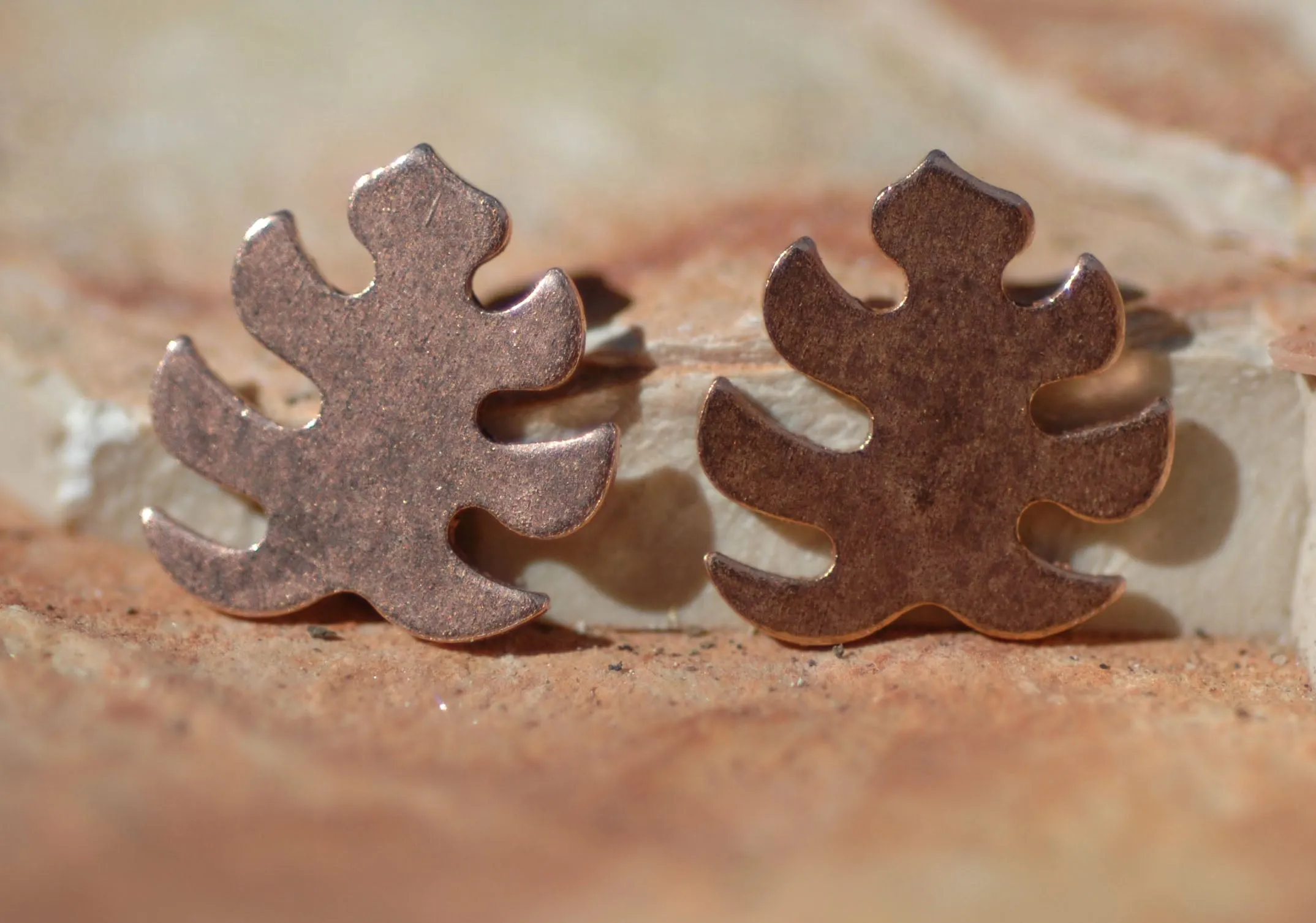 Most Tiny Metal Monstera Deliciosa Leaf Mini Blanks
