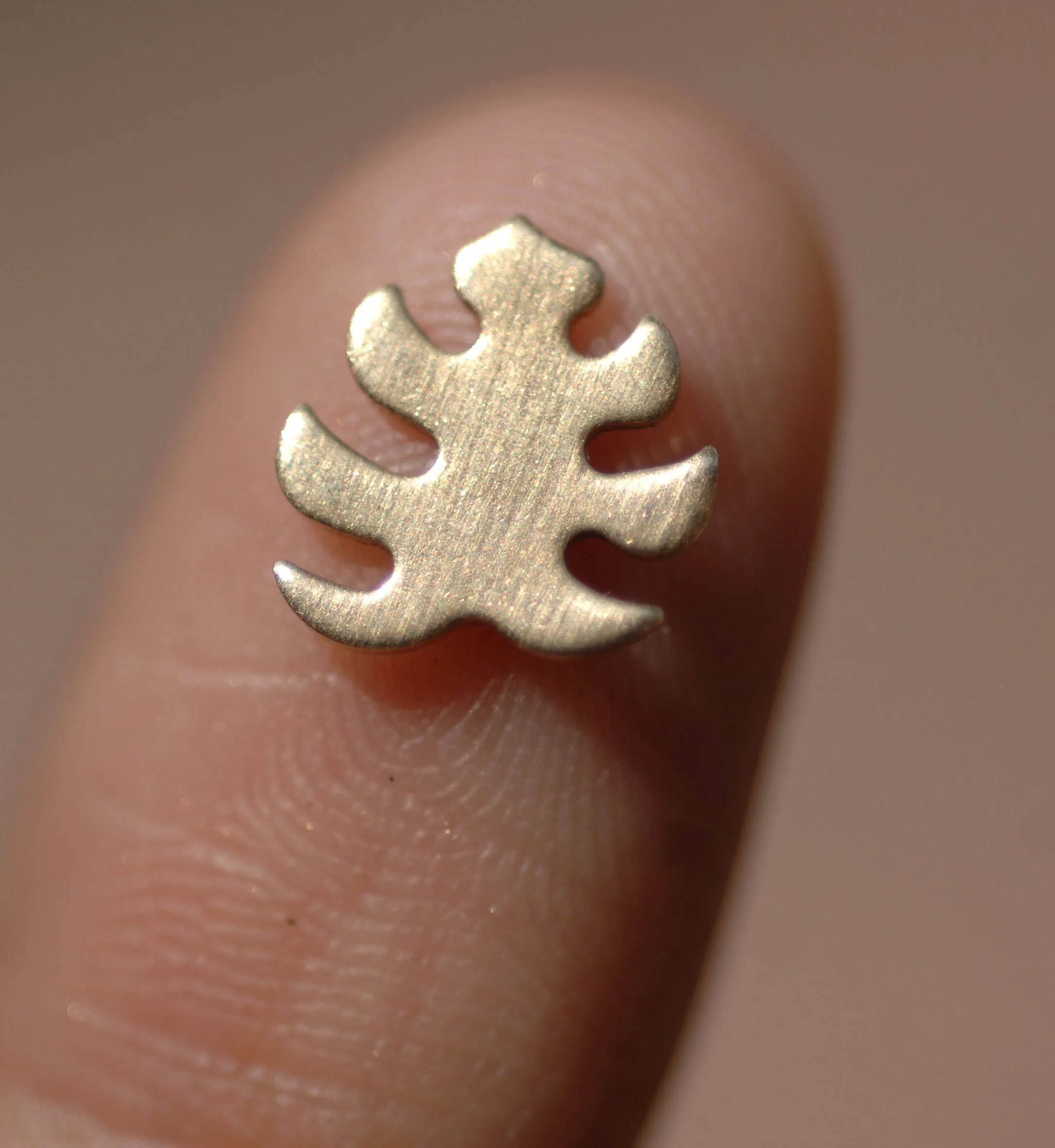 Most Tiny Metal Monstera Deliciosa Leaf Mini Blanks