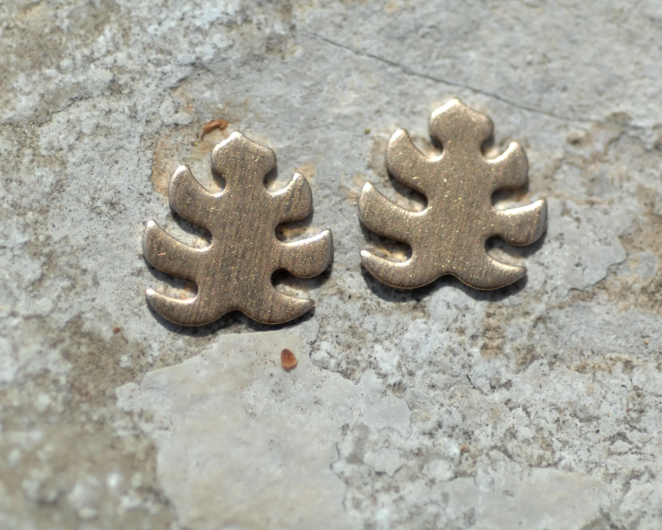 Most Tiny Metal Monstera Deliciosa Leaf Mini Blanks
